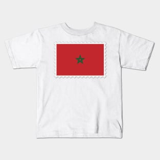 Postage Stamps of Moroccan Flag Kids T-Shirt